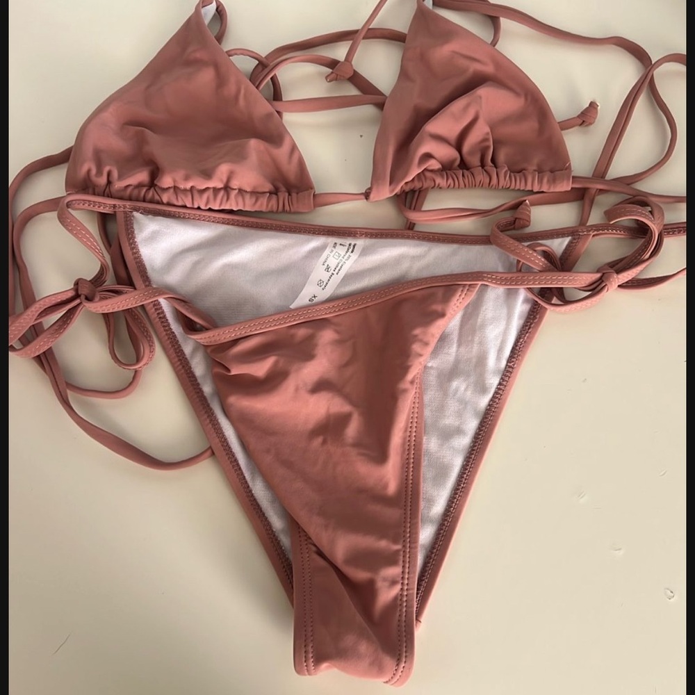 SHEIN Dusty Rose Bikini Set